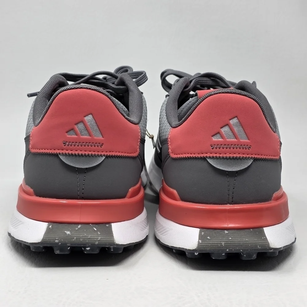 Adidas S2G Grey/Coral Spikeless '24 Golf Athletic Shoes Men's Size 11 IF0339 New
